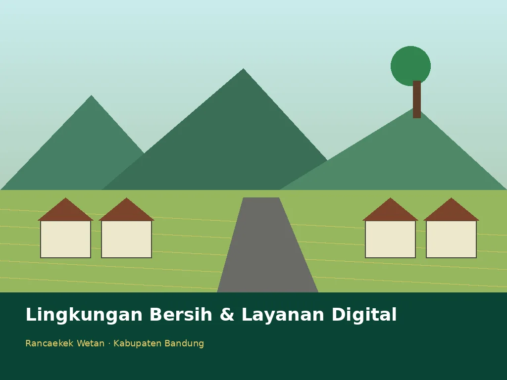 Ilustrasi Pasar rakyat & perdagangan Desa Rancaekek Wetan