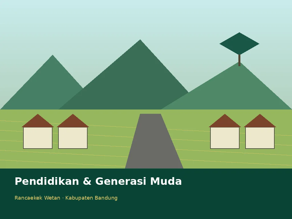 Ilustrasi Pertanian & pertanian, budaya lokal dan UMKM Desa Rancaekek Wetan