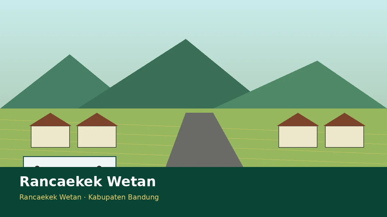 Ilustrasi lingkungan Desa Rancaekek Wetan